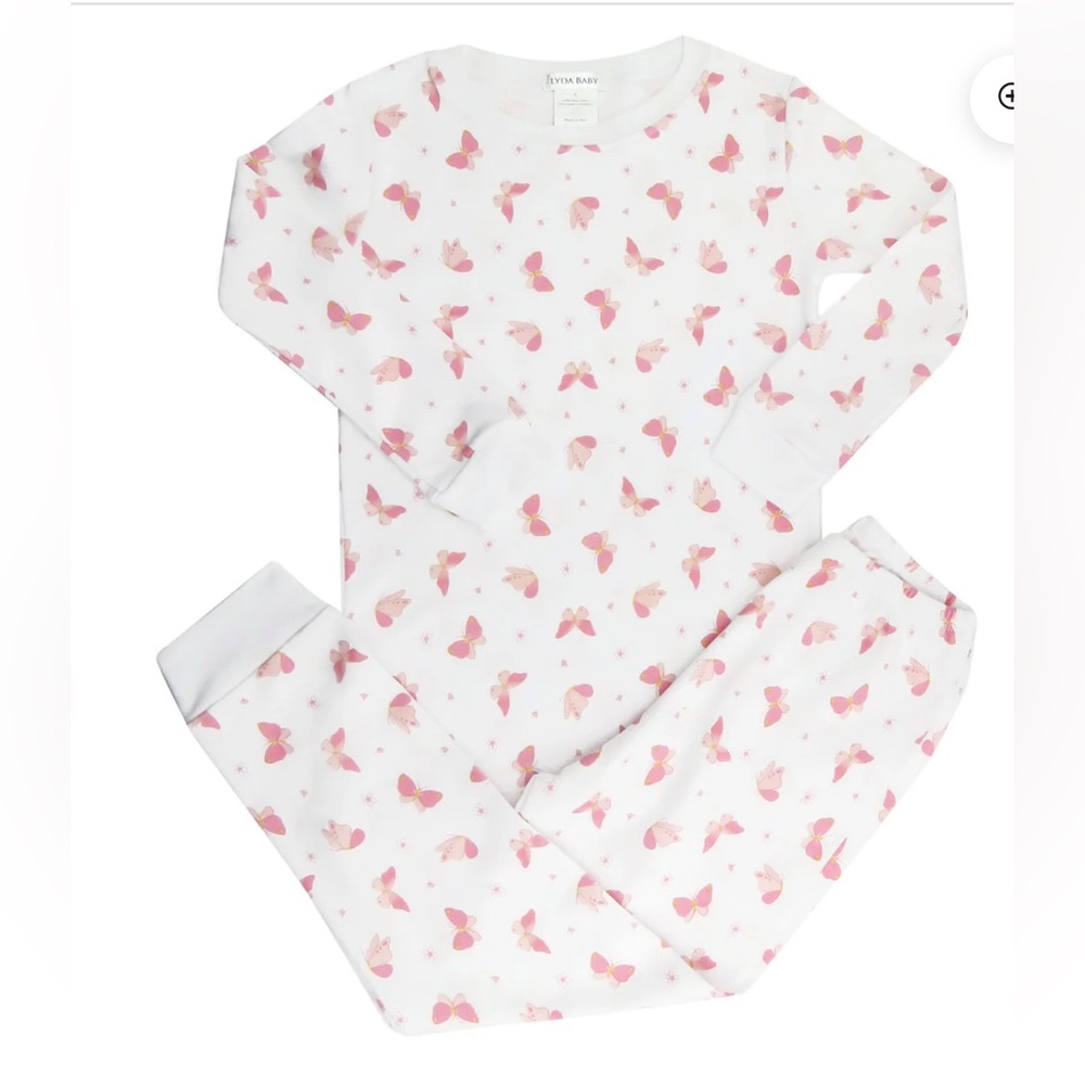 LYDA BABY Butterfly Printed Pajamas Pima - 10